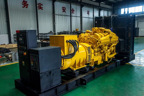 مجموعه های ژنراتور گاز 800KW-1500KW برای تولید برق مستمر