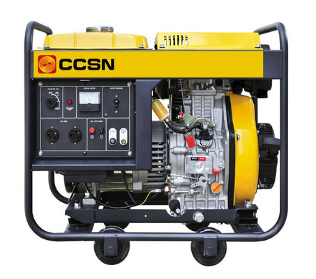 6.25KVA منبع برق قابل شارژ قابل حمل با راه اندازی الکتریکی
