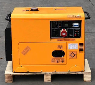 CCSN 6KW/8KVA ژنراتور دیزل بی صدا قابل حمل خانگی تک فاز 220V سه فاز 380V کم سر و صدا مس خالص ATS co